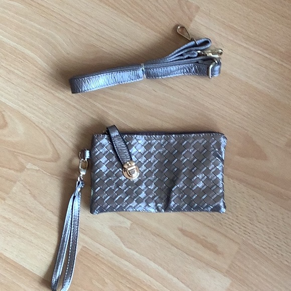 NICOLE&DORIS Crossbody Shoulder Bag Purse 3pcs Bag Tote Soft PU Leather Bronze - Picture 6 of 6